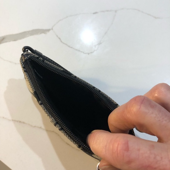 Coach Monogram Wristlet. NWOT. Excellent condition. Zipper Brown/ Camel colored - Picture 7 of 7